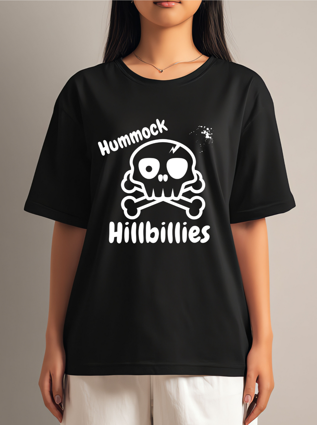 Hummock Hillbillies skull T-shirt