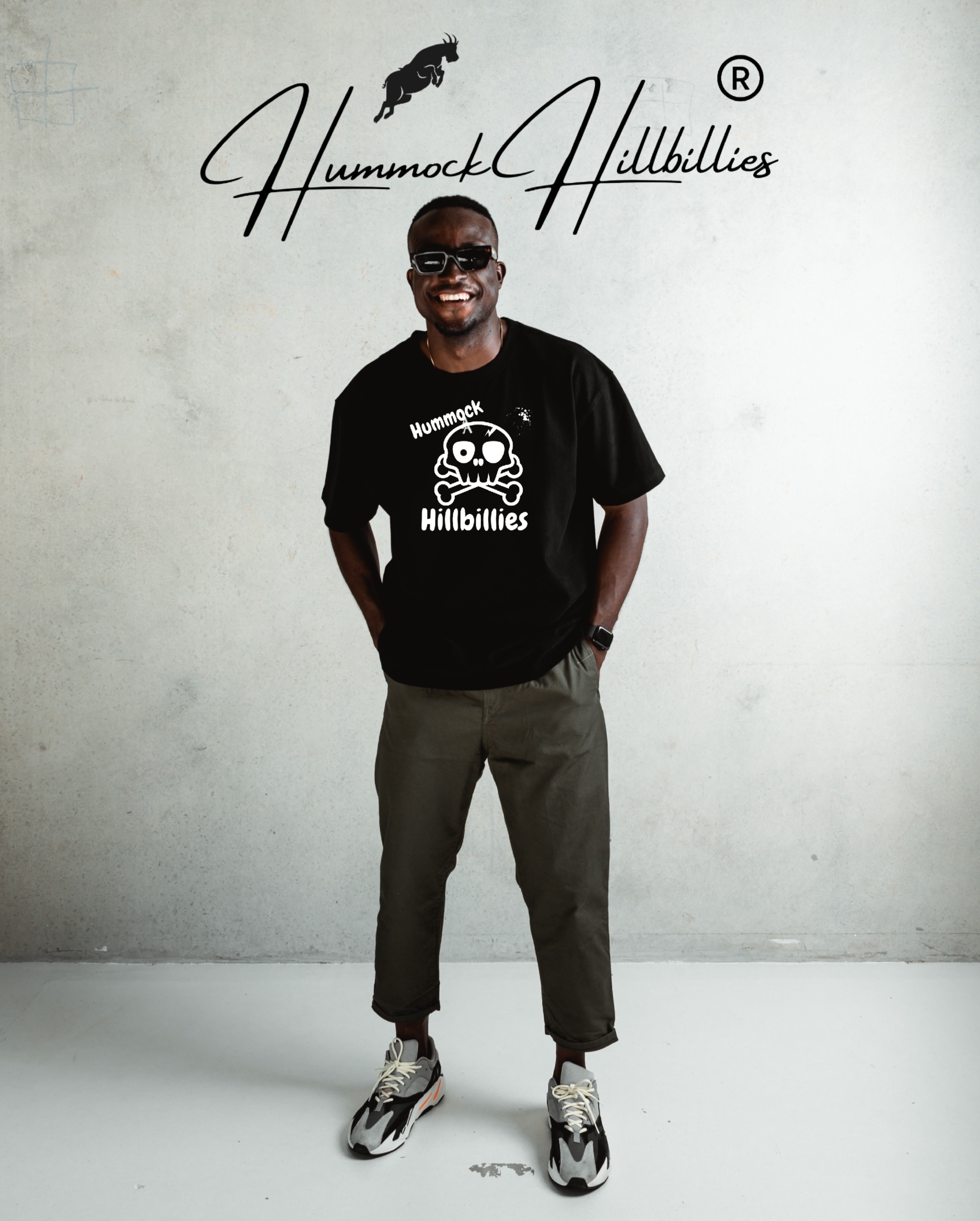 Hummock Hillbillies skull T-shirt